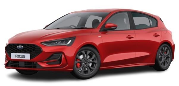 New Ford Focus 2025 Model in Fantastic Red (uk-car-discount.com)