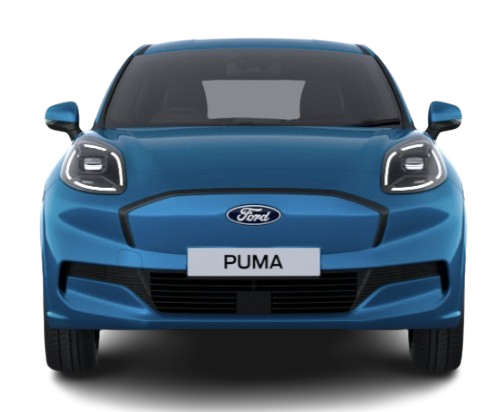 New Ford Puma Gen-E 2025 Model - Digital Aqua Blue - Front (uk-car-discount.com)