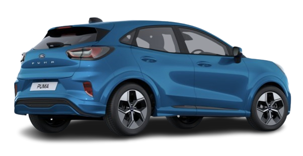 New Ford Puma Gen-E 2025 Model - Digital Aqua Blue - Rear View (uk-car-discount.com)