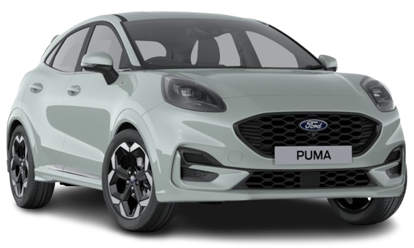 New Ford Puma ST-Line X 2025 - Cactus Grey - Front Side (uk-car-discount.com)