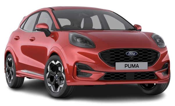 New Ford Puma ST-Line X 2025 - Fantastic Red - Front Side (uk-car-discount.com)