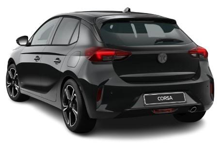 New Vauxhall Corsa 2025 Model - Carbon Black - Rear View (uk-car-discount.com)