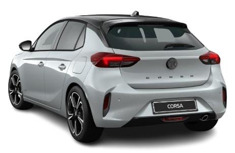 New Vauxhall Corsa 2025 Model - Crystal Silver - Rear View (uk-car-discount.com)