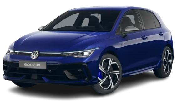 New Volkswagen Golf R 2025 Model in Lapiz Blue (uk-car-discount.com)