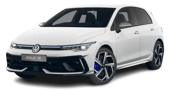 New Volkswagen Golf R 2025 Model - Pure White (uk-car-discount.com)